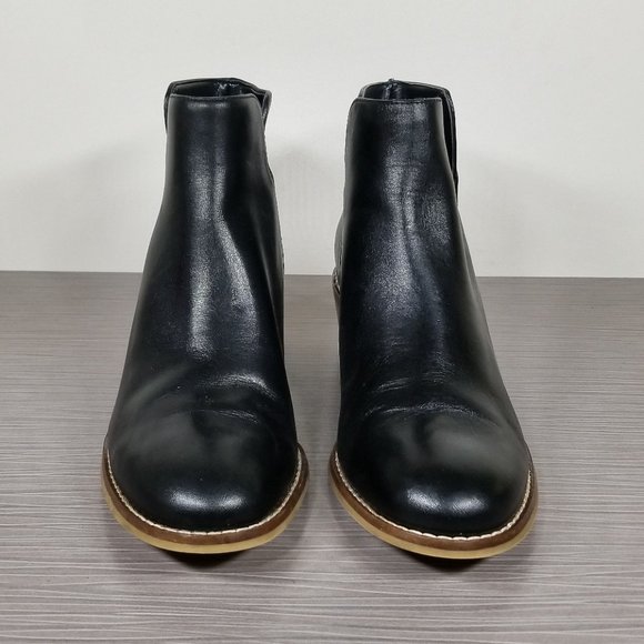 Cole Haan Abbot Cutout Ankle Booties, Black Leather, Womens Size 5.5 B - Picture 2 of 12